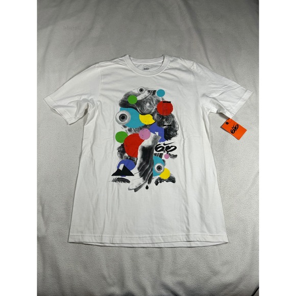 Nike 6.0 Other - Nike 6.0 Mens Graphic T-Shirt White Abstract Surrealist Eye Art 393850-100 L